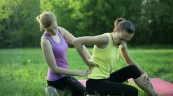 Nugaros skausmą gali sukelti osteochondrozė