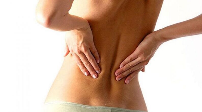 Stuburo osteochondrozė, kurios požymis yra nugaros skausmas
